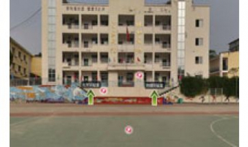 廣元市黃岡學校全景圖